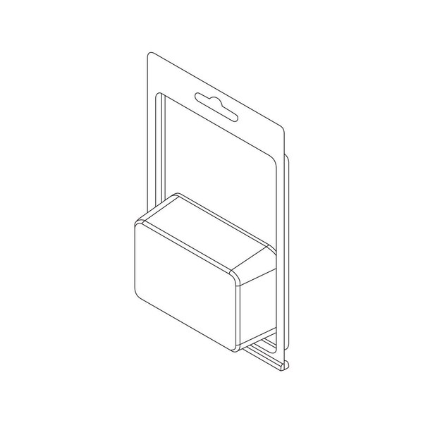Visipak Thermoform-CLAMSHELL-#160-5.969-3.875-1.969-2.969-1.100-0.0225-CLEAR-STOCK 168TFM - main